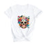 Colorful Sugar Skull Short Sleeves T-Shirt
