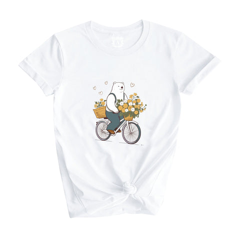 The Cycling Bear Short Sleeves T-Shirt