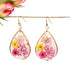 Dried Flower Handmade Resin Earrings - 6 Colors!