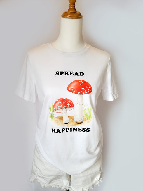Spread Happiness Short sleeve T- shirt