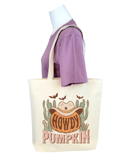 Howdy Pumpkin Tote bag