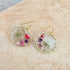 Handmade Botanical Small Flowers petal Resin Earring gift for her