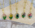 New Handmade Botanical Colorful Real Flower Creative Pressed Flower Pendant Necklaces