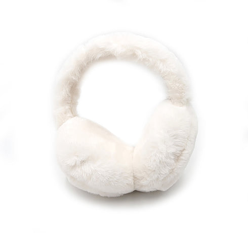 C.C Women's Fur Earmuff , Warm Solid Color Faux Fur Soft Headband Earmuffs gifts for her