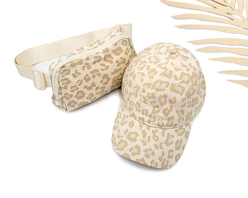 C.C Animal Print Cross Body Waterproof Mini Fanny Belt Sling Bag