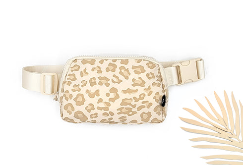 C.C Animal Print Cross Body Waterproof Mini Fanny Belt Sling Bag