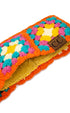 Handmade Fuzzy Lined Multi Color Crochet Head Wrap, headband gifts for her