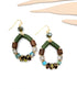 Mocha Teardrop Dangle Earth Earring