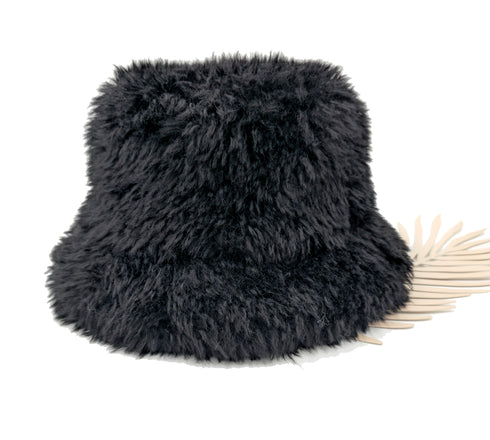 Faux Fur C.C Bucket Hat ,Winter bucket hat, women winter bucket hat, gifts for her