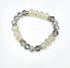 Women's Faceted Beaded Stretch Bracelets, 4pc set crystal stretchy Bracelets