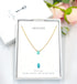 Short Natural Amazonite Gemstone Teardrop Shape Briolette Faceted Pear pendent Necklace