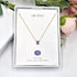 Short Natural Amethyst Gemstone Teardrop Shape Briolette Faceted Pear pendent Necklace