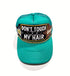 Embroidered Don't Touch My Hair Patched Baseball Cap Trucker Hat