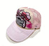 Embroidered Limited Edition Multi patched Baseball Cap Pink