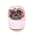 Embroidered Limited Edition Multi patched Baseball Cap Pink