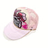 Embroidered Limited Edition Multi patched Baseball Cap Pink