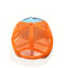 Embroidered Limited Edition Multi patched Baseball Cap Orange