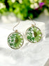 Daisy Flower resin dangle earrings