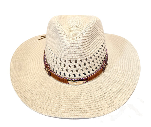 Western Woven Cowboy Sun Hat