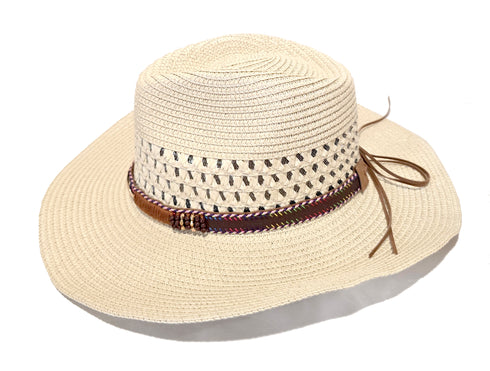 Western Woven Cowboy Sun Hat
