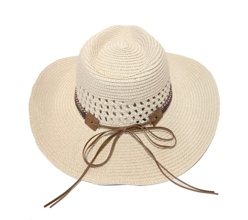 Western Woven Cowboy Sun Hat