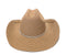 Refined Western Straw Hat Crystal Accent Tan