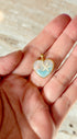 Coastal Heart Resin Earrings, Starfish Shell Jewelry, Ocean Inspired Beach Earrings