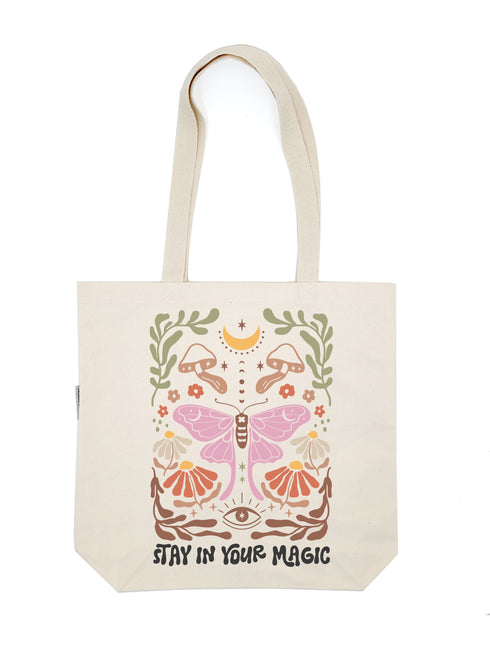 Boho floral Tote bag