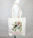 Watercolor Floral Bee Harmony Tote Bag