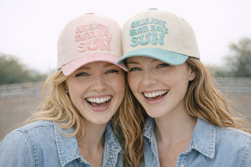 Girls Just Wanna Have Sun Trucker Cap