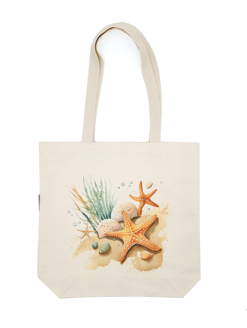 Tropical Seashells Seastars Tote bag