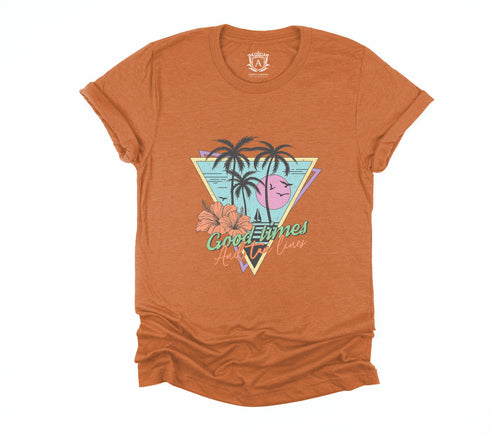 Retro Good Times Short Sleeve T Shirt