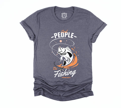Fishing Cool People Short Sleeves T-Shirt