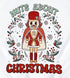 Crystal Stud Christmas Nutcracker T-Shirt