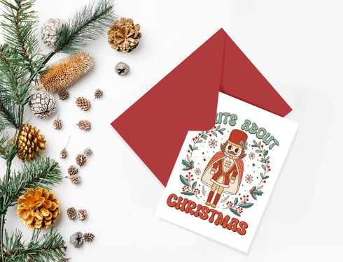 Nutcracker Soldier Christmas Card, Set of 5
