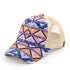 Aztec Ponytail Trucker Hat for Women | Summer Mesh Baseball Cap