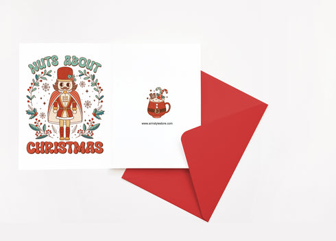 Nutcracker Soldier Christmas Card, Set of 5