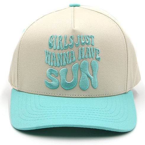 Girls Just Wanna Have Sun Trucker Cap