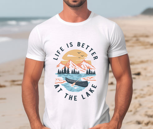 Lake life Short Sleeves T-Shirt