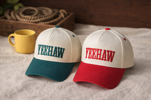 YEEHAW Two-Tone Trucker cap