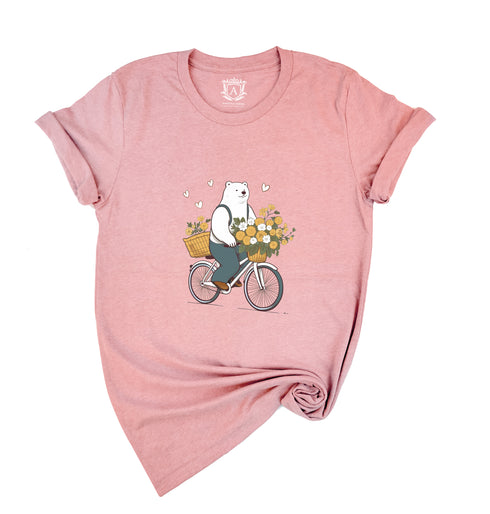 The Cycling Bear Short Sleeves T-Shirt