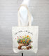 Life is Better in The Garden Lily Flower Wagon Tote Bag
