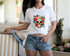 Colorful Sugar Skull Short Sleeves T-Shirt