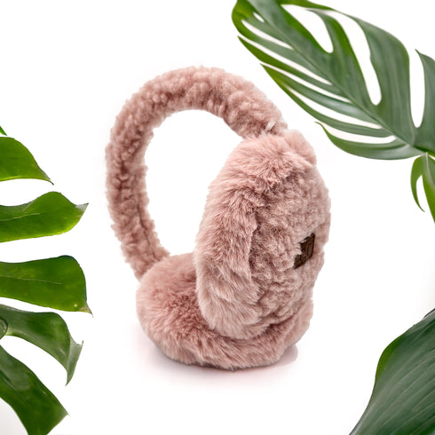 C.C Exclusive New Women's Sherpa Earmuff , Warm Solid Color Faux Fur Sherpa Soft Fleece Headband Earmuffs gifts for her