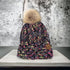 New Fuzzy Lined Popcorn Confetti Fur Pom CC Beanie Hat