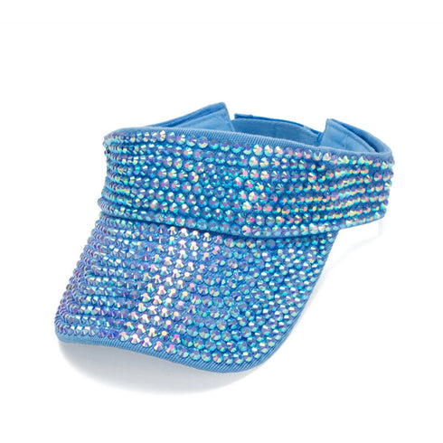 6 Colors Crystal Rhinestone sun Visor