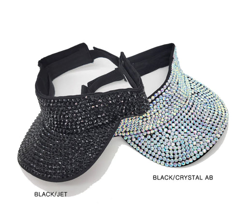 6 Colors Crystal Rhinestone sun Visor