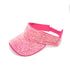 6 Colors Crystal Rhinestone sun Visor
