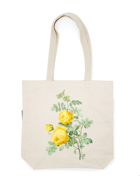 Vintage Yellow Rose Vintage Flowers tote bag gift for her
