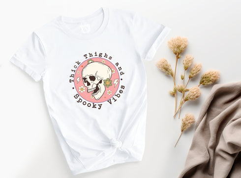 Skeleton Spooky vibes Shirt